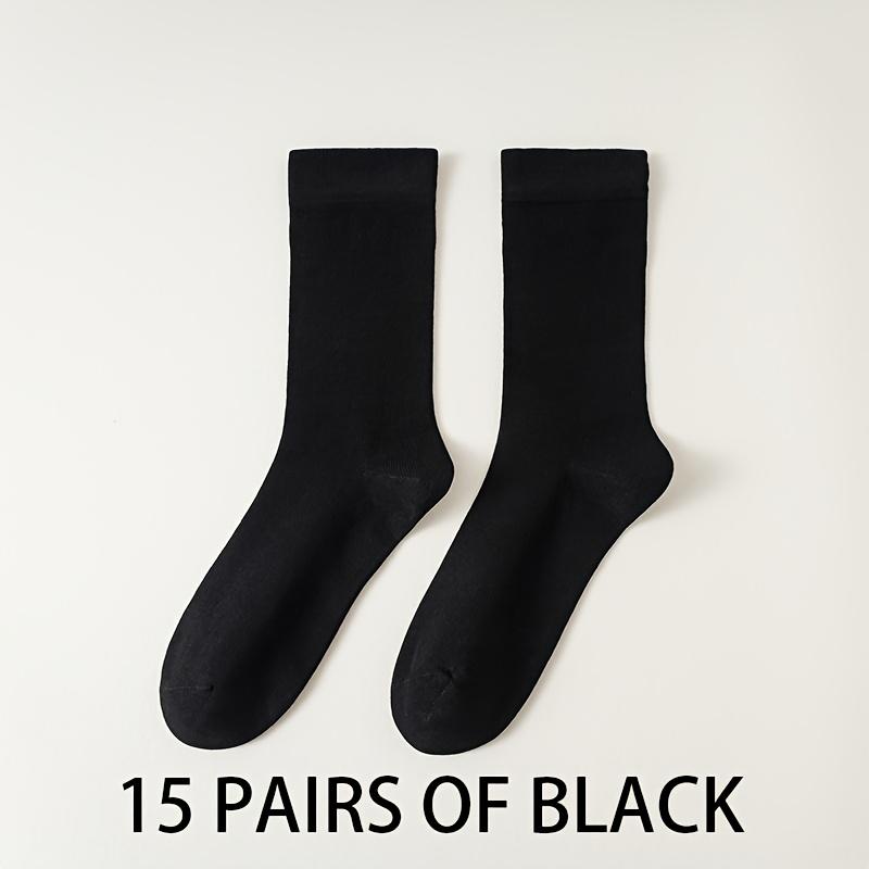 Xiaomi 15 pairs of casual mid-calf socks - moisture-wicking, breathable, suitable for everyday wear - unisex, casual and everyday.