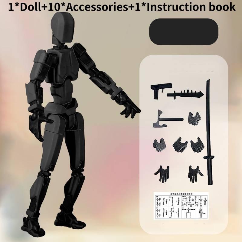 Versatile Jointed Figurine Stress Relief Toy Perfect For Creative Diy Enthusiasts