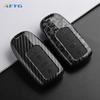 Carbon Fiber Abs Car Key Case Cover For Chery Tiggo 8 Plus 8 Pro 7 Pro Arrizo 5 Plus  Protected Holder Fob Accessories Bag