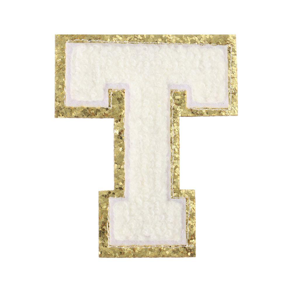 buy embroidery a z alphabet badge towel patch garment applique sew on patches white gold letter at affordable prices free shipping real reviews with photos joom