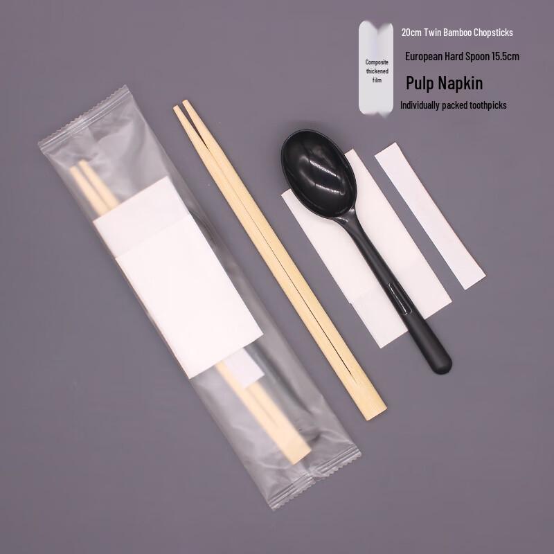 Disposable Transparent European Cutlery Set