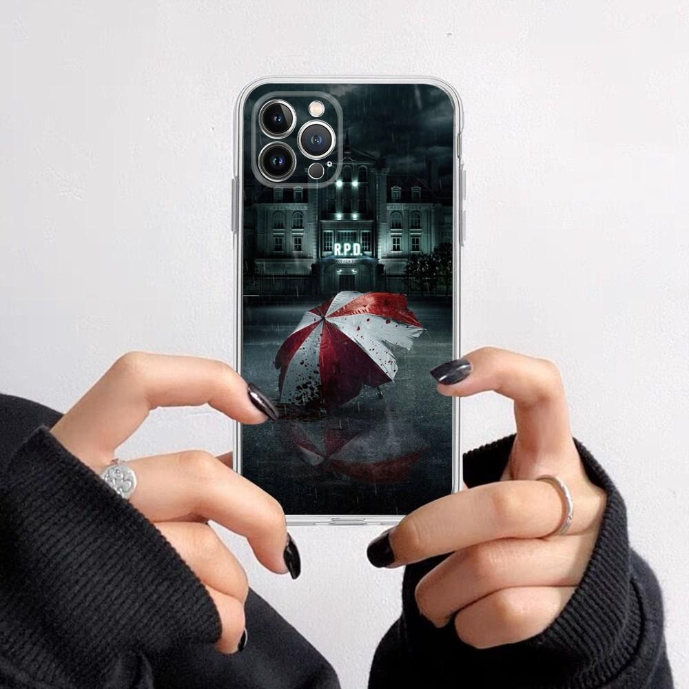 Pouzdro na telefon Umbrella Corporation pro iPhone 16 15 8 7 6 6S Plus X SE XR XS 14 11 12 13 Mini Pro Max