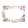 Multicolor Handheld Photo Props Paper Flower Pattern Picture Frame Large Size Tea Party Photo Handheld Props Decorative Supplies