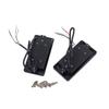 Six-string Double Coil Pickups Black with Fiberboard Frame Guitar Mounting Accessories for LP
