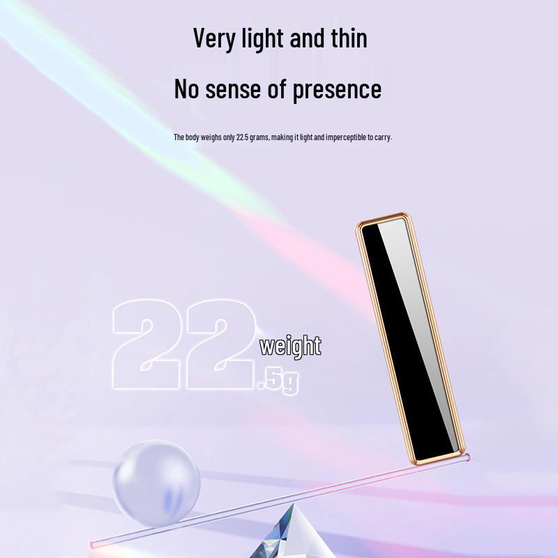 Rechargeable Ultra-Thin USB Lighter: Stylish, Silent, Mini, Portable, Men's Choice