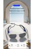 GY200 AI Bluetooth Smart Glasses: Real-time Translator (100+ Languages), Music Streaming, and Call Functionality.