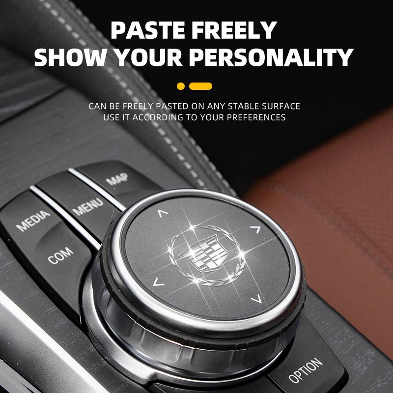 2/5/10 Stück Auto Logo 3D Metallaufkleber Dekorative Zubehörteile für Cadillac ATS BLS CT4 CT6 CTS ESCALADE STS XLR XT4 XT5 XTS SLS