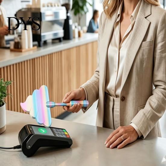Contactless Payment Wand 3D Printed Tap-to-Pay Cloud Wand, NFC Credit Card Holder Pay Tool Tap to Fairy for
