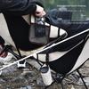 Aluminum Alloy Folding Reclining Moon Chair - High Back Outdoor Lounger for Camping and Fishing
