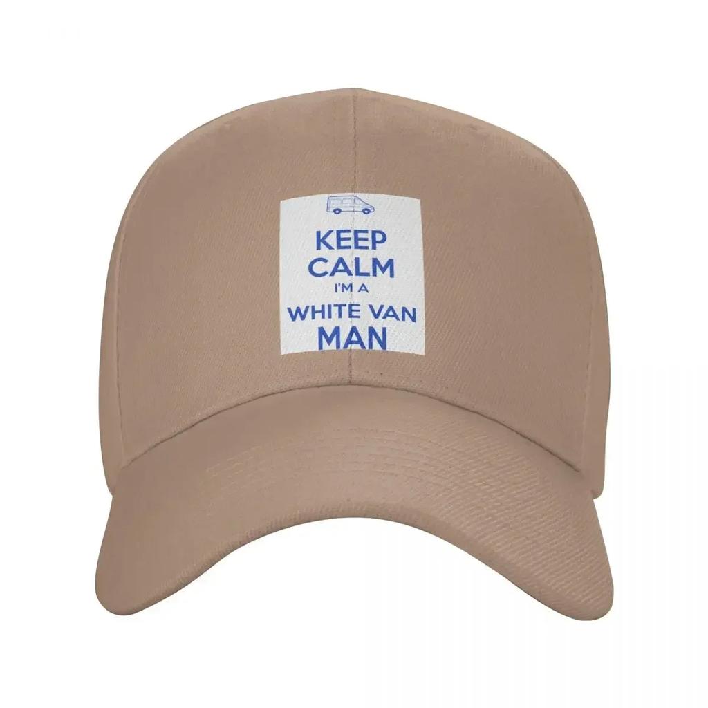 Keep calm Im a white van Unisex Baseball Cap party Hat Snap Back Hat Unisex hat Luxury Unisex Sun Hats For Women Unisexs