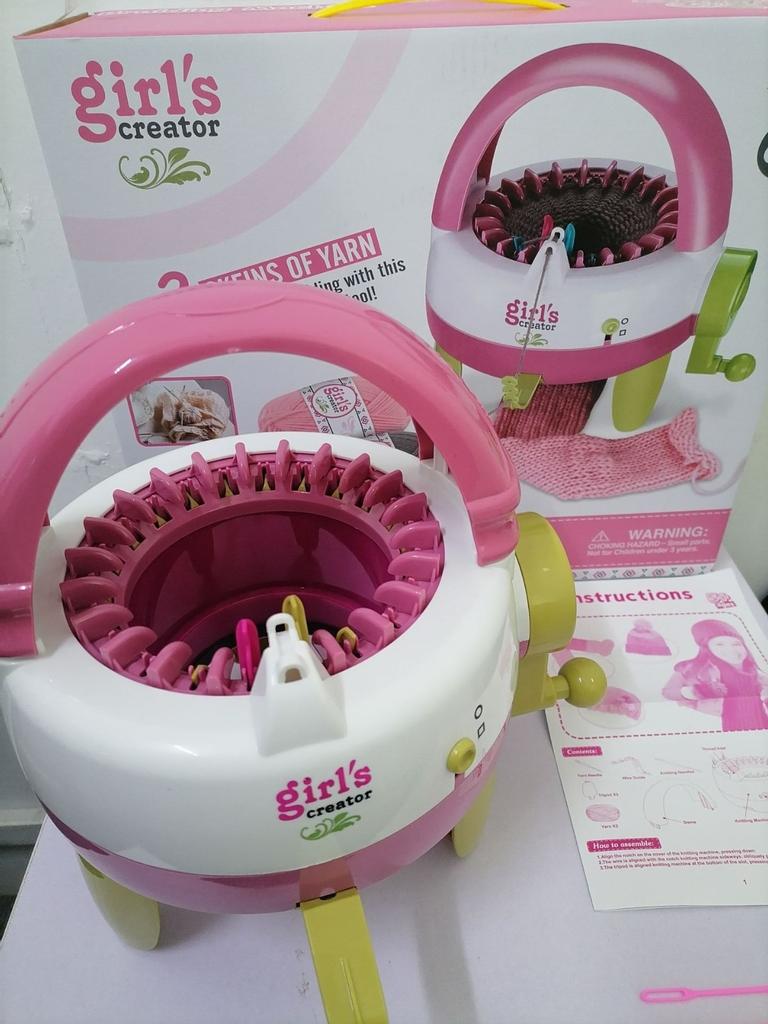 Máquina de tejer 22 agujas Kit rotativo para niños adultos remero bufanda sombrero calcetines