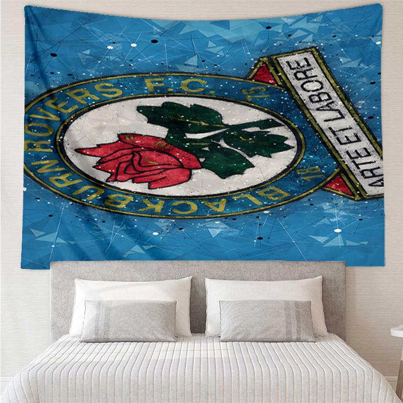 1PC Rovers Crest Football Club Printed Tapestry Room Decoration Wall Hanging for Living Room Bedroom, dormitory, Birthday and Christmas gifts