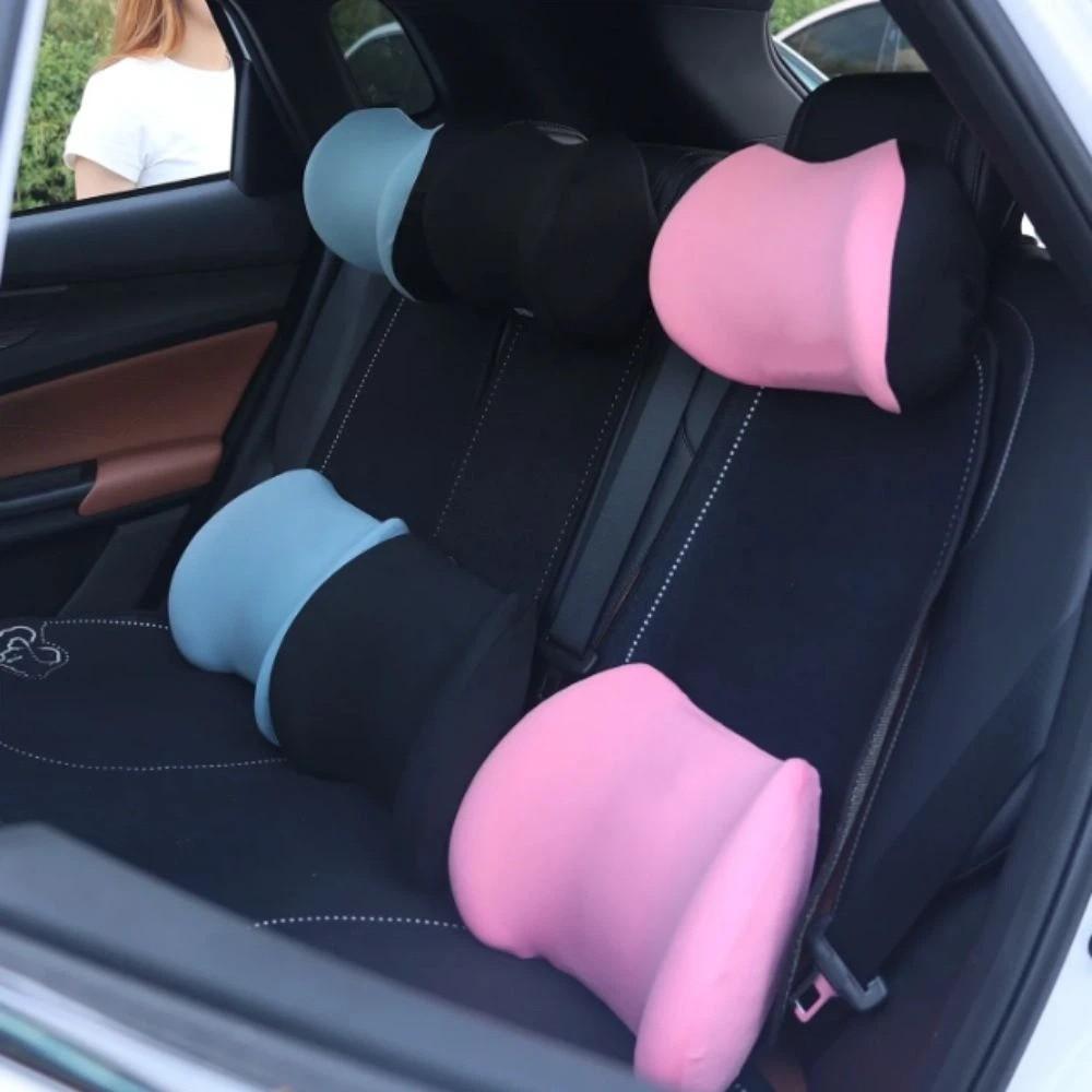 Breathable Car Neck Pillow Memory Cotton Neck Rest Cushion Car Headrest  Four Season