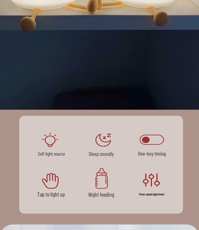 Pear-Shaped Silicone Night Light - Cute Atmosphere Lamp for Girls' Bedroom, Birthday Gift, Bedside Table Lamp