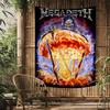 Megadeth Heavy Metal Band Album Wall Tapestry Hanging Tarot Hippie Wall Rugs Dorm INS Home Decor