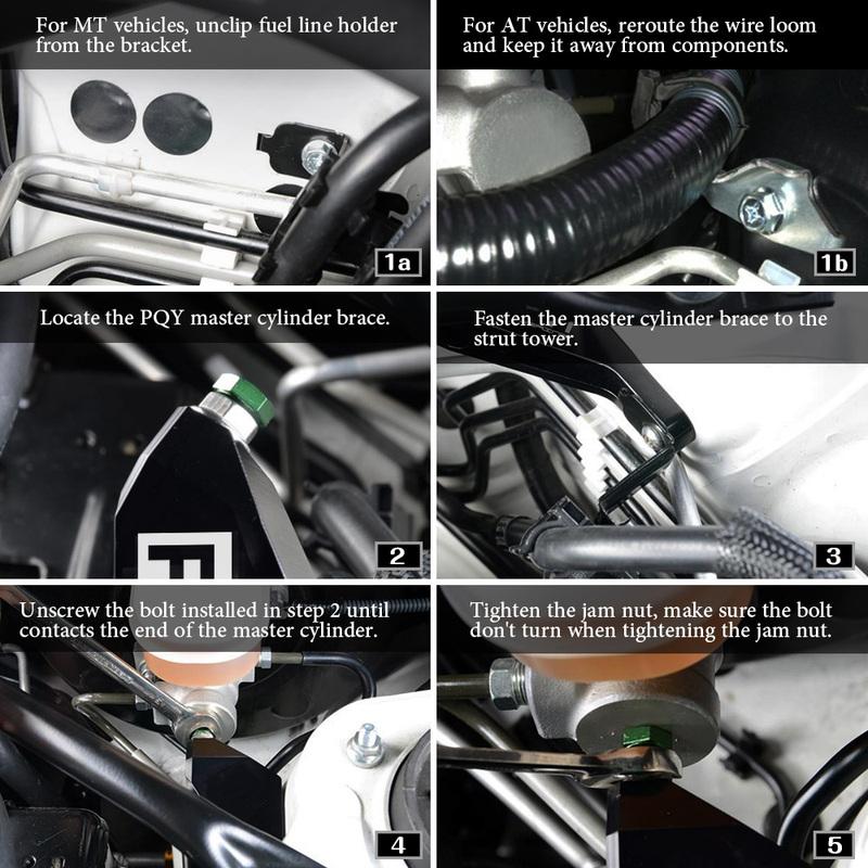 Brake Master Cylinder Brace For 13-16 Scion FR-S 13-17 Subaru BRZ 17-17 Toyota 86 Support Cylinder Master LHD Left Hand Pedal