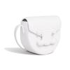Celine Besace Cuir Triomphe Smooth Calfskin Saddle Bag Women Saddle Bag White 10J303DPQ-01BC