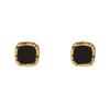 Elegant Black Square Earrings for Women - Minimalist Luxury and Style