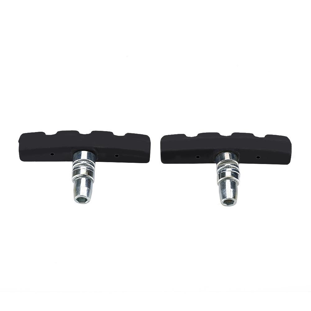 1 Pair of  Cycling Mountain Bike Brake Pads Rubber Blocks Holder Useful Accessories Mountain Bike Brake Pad