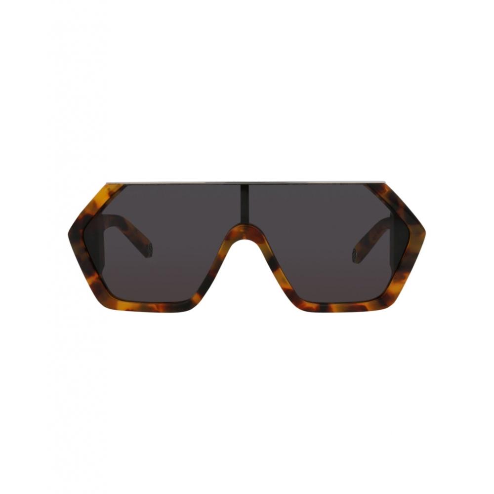 

Philipp Plein Shield Frame Acetate Sunglasses havana havana smoke