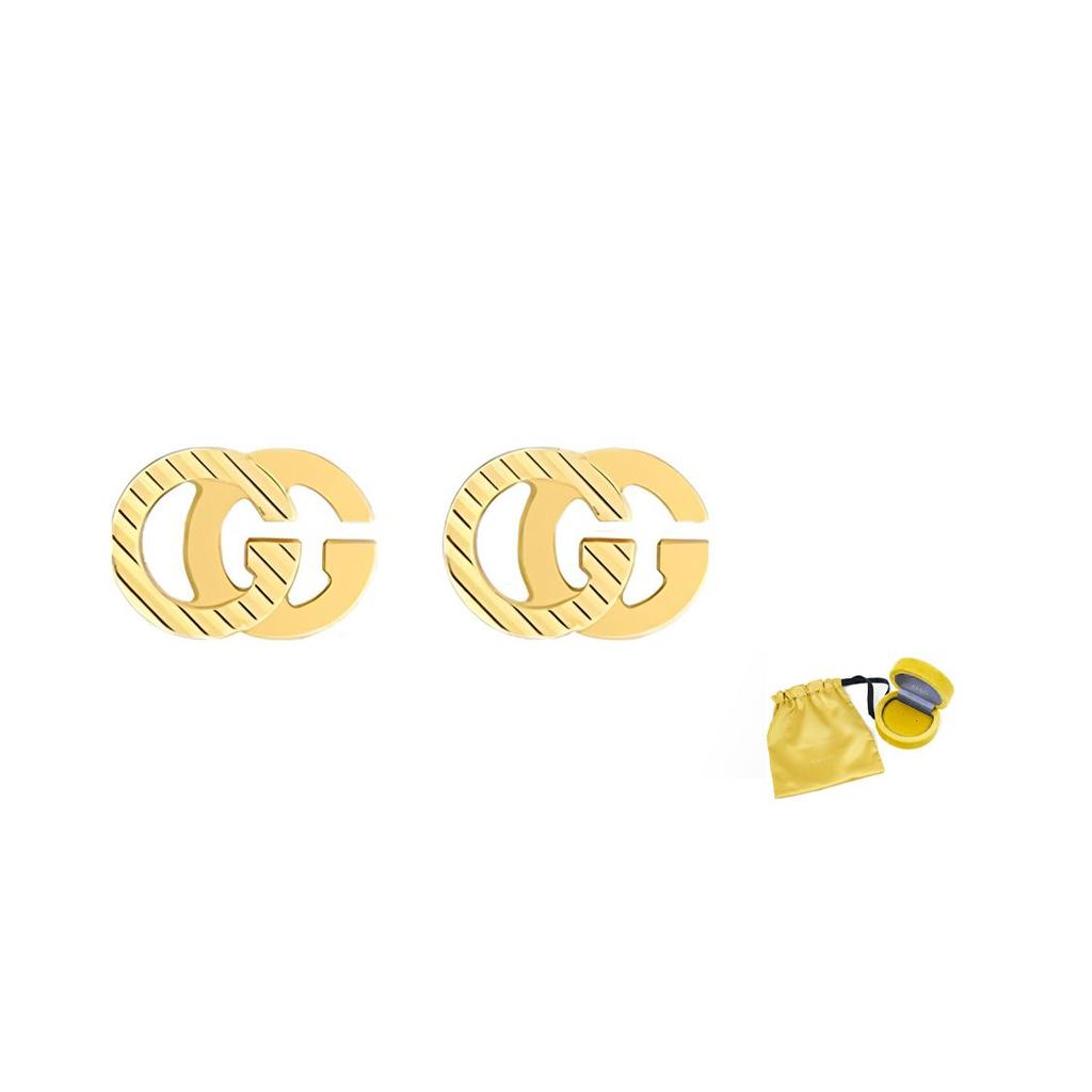 Gucci GG Laufende Goldohrringe Unisex Ohrringe 652219-J8500-8000