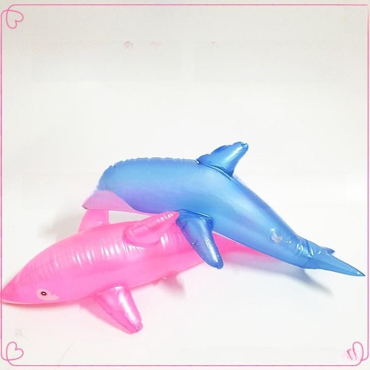 Inflatable Dolphin Animal Toy With Pvc Material For Interactive Play And Family Fun