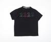 Disney Black T-Shirt Unisex S Cartoon Tee