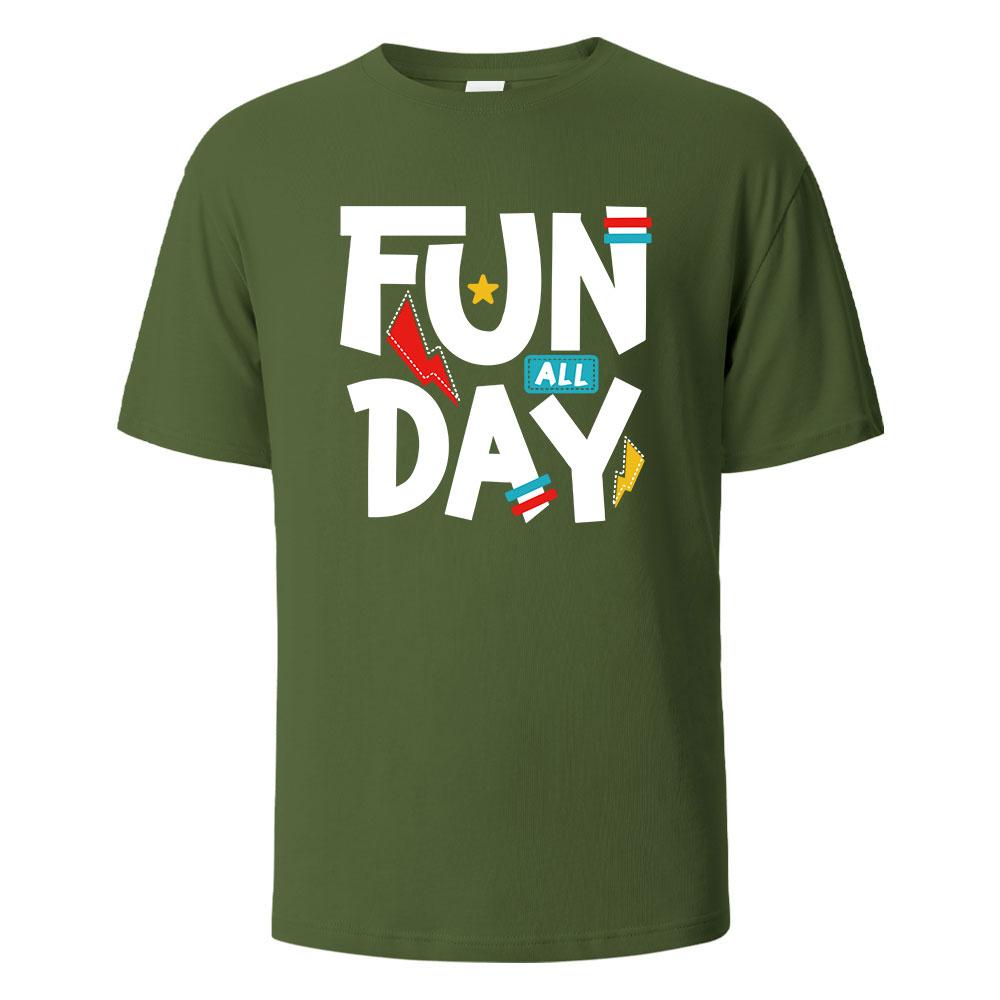 

Летняя мужская футболка с забавным принтом из 100% чистого хлопка, удобная, дышащая, впитывающая пот, с круглым вырезом и короткими рукавами 4XL армия зеленый