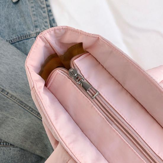 Padded Tote Bag Large Capacity Handbag Lightweight Shoulder Bag Commuter Tote for Women Work Date Party Shopping