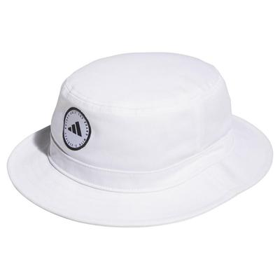 Adidas Golf Cotton Bucket Hat, White