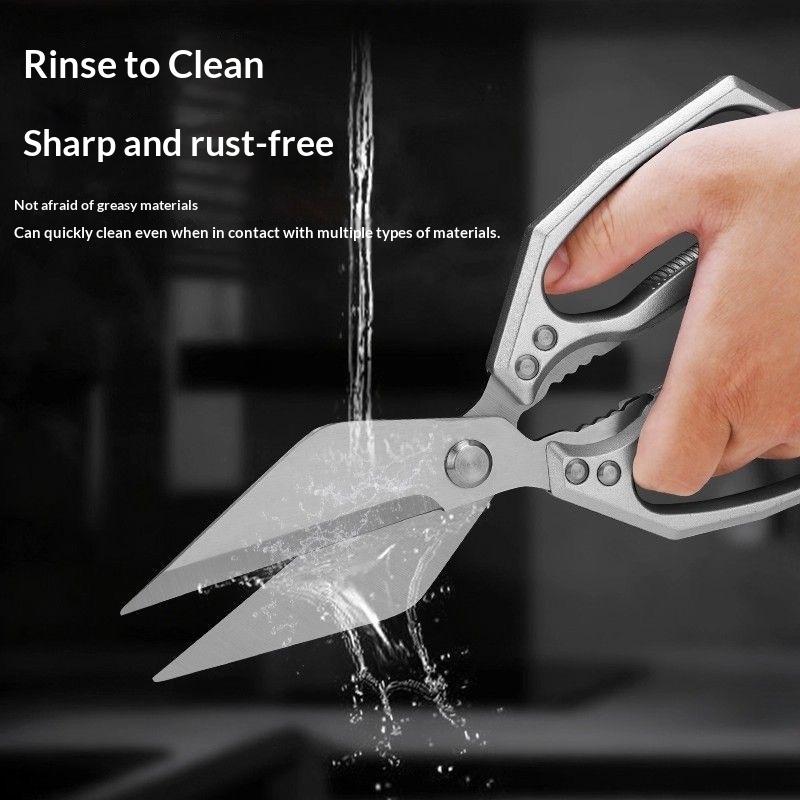 1Pcs Multi Function Tool Food Scissor Stainless Steel Cooking Accessories Kitchen Scissors For Chicken Vegetables Barbecue Meat