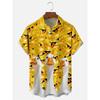 2026 Funny cartoon animal 3D Print Shirts For Men women Hawaiian shirt Casual Blouse Summer Holiday Short Sleeved button Shirt