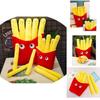 Charming Cartoon Plush Cute French Fries And Pizza Pillow For Cozy Snuggles