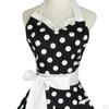 Kitchen Apron Polka Dot Cooking w/ Pocket Retro for Women Girls