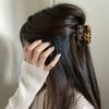 mosxe Solid leopard hair-clip (2color)