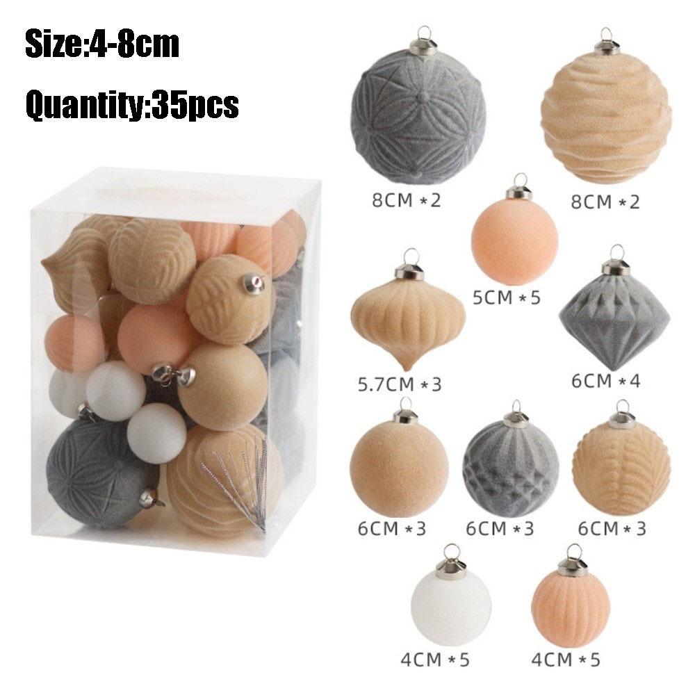 Foam Xmas Tree Hanging Baubles with Sequins Foam Xmas Spheres Pendant  Party