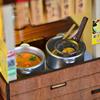 SILK ROAD DIY Wooden Handmade Japanese Ramen Stall Model Kit with LED for Japanese Style Educational New Christmas Gift Dollhouse, Lights, Beginners,