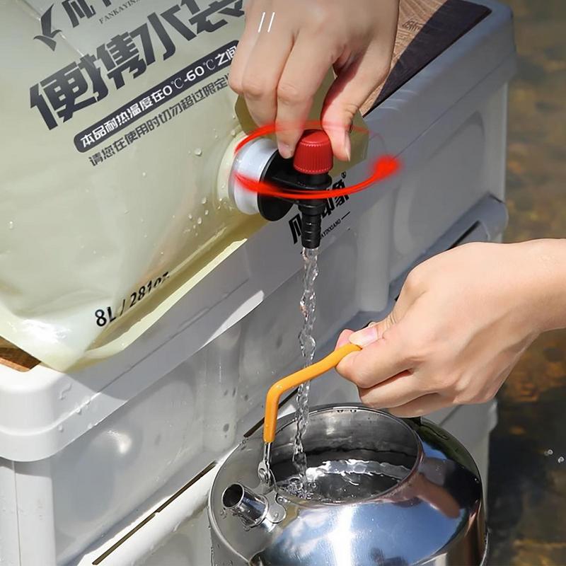 8L Outdoor Folding Drinking Water Bag Auto Camping Water Storage Bag Portable Drinking Water Container Vehicle Accessories