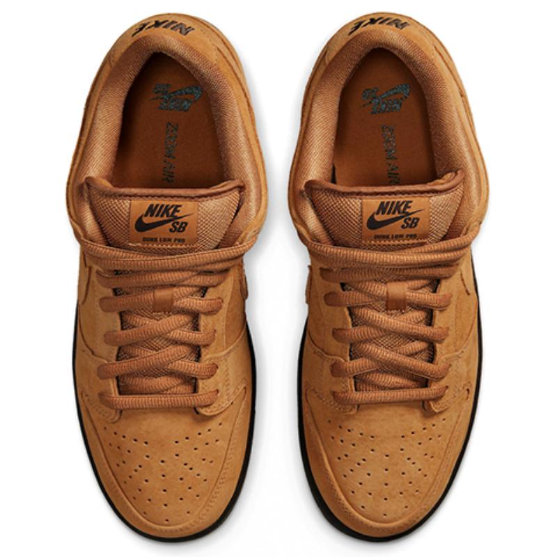 Nike Sb Dunk Low Pro 'Wheat Mocha' Skateboard Shoes BQ6817-204