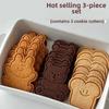 3D Cat Fish Dog Biscuit Cookie Mold Set Baking Tool Fondant Cake Stamp Mold Cute Graffiti Abstract Cartoon Bear Cookie Cutter