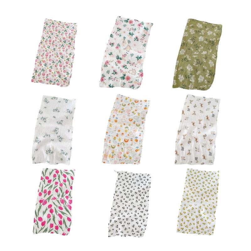 Multifunctional Cotton Burp Towel Stylish Newborn Washcloth Wipe for Babies Perfect for Burping Face Cleansing & Feeding