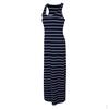 Casual Striped Sleeveless Maxi Dress for Women Girls