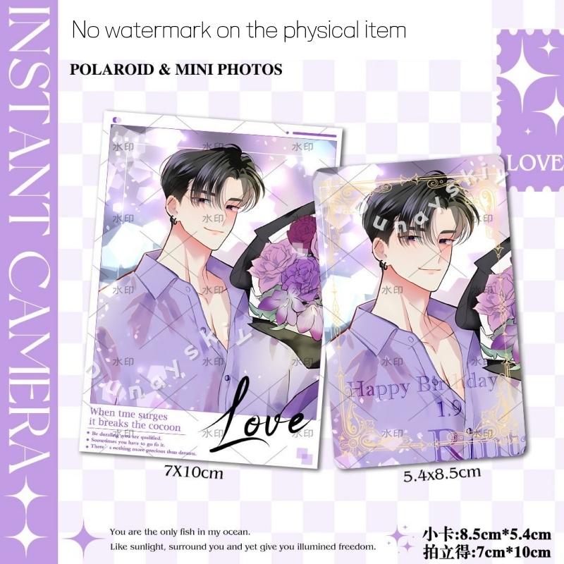 

Tamon s B-Side Fanmade Birthday Series Merch Polaroid Photocard Tamon Fukuhara Ouri Sakaguchi Keito Tachibana Cosplay Props One Size