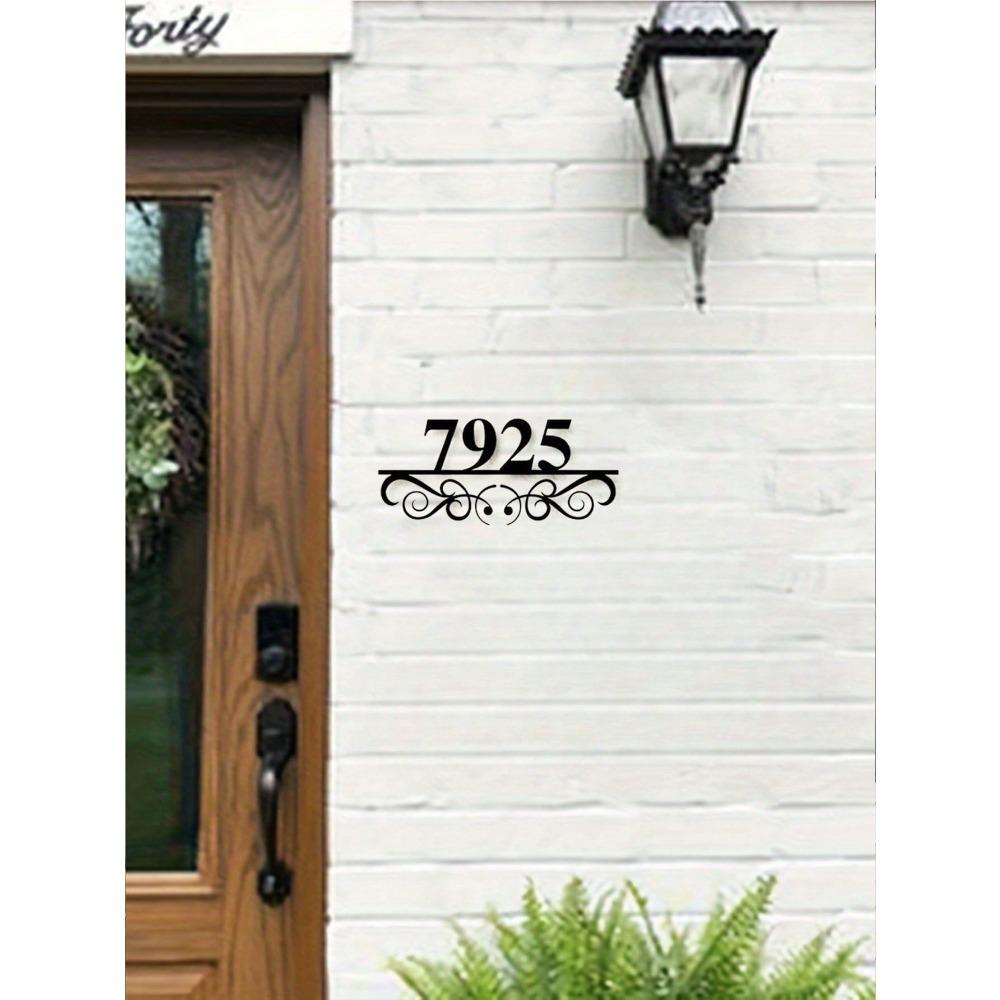 Custom Metal Address Number Sign for Home House Plaque Decor