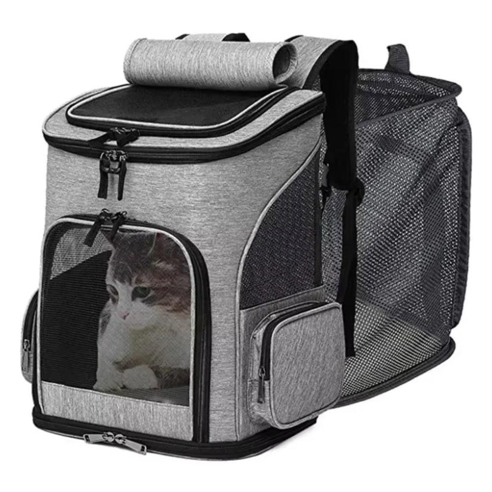 Breathable Pet Backpack Large Capacity Pet Travel Bag Multi-function Cat Carrier  Transport