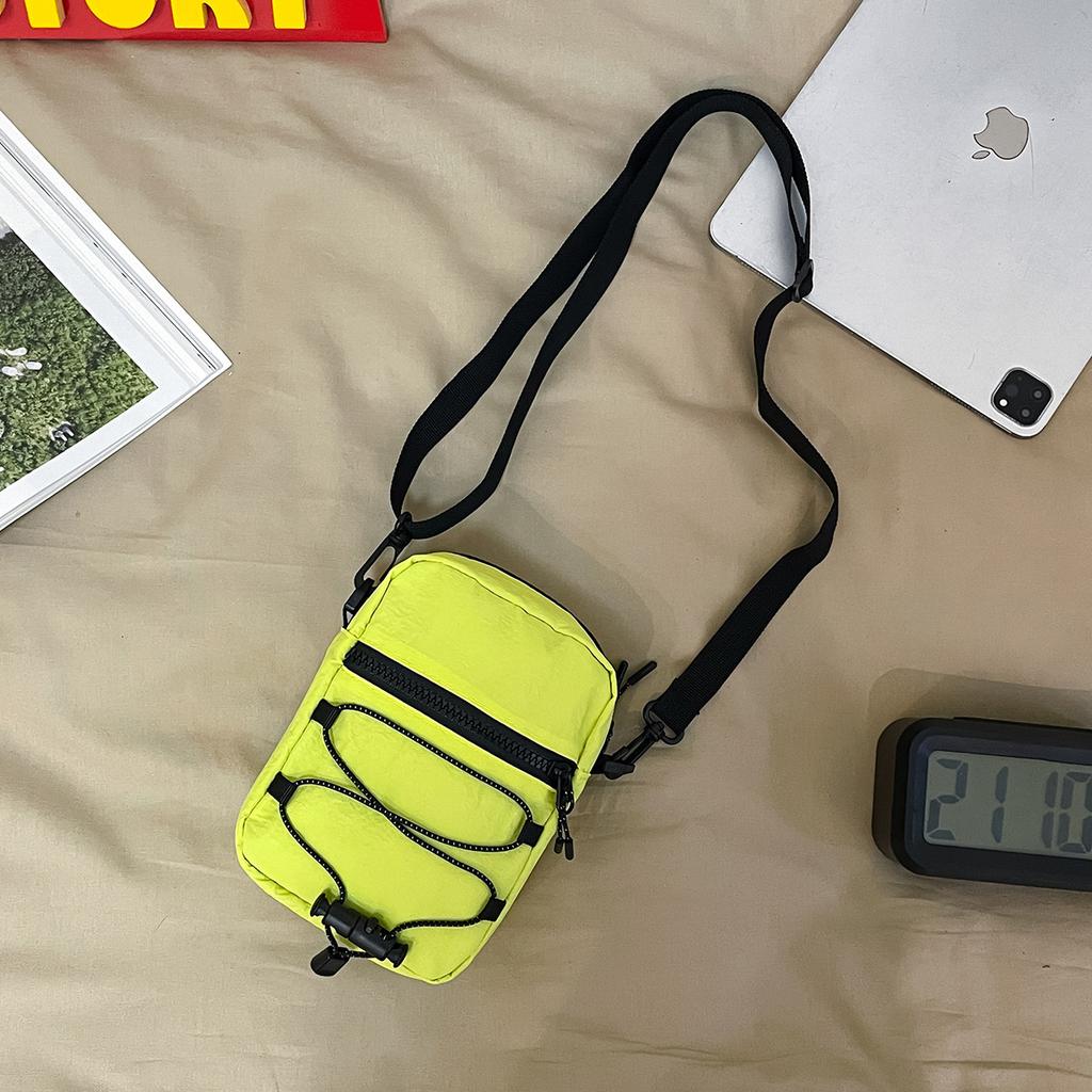 Trendy Brand Vertical Mobile Phone Bag Men'S Outdoor Sports Shoulder Bag Girls Commuter Bag Light Travel Mobile Phone Bag