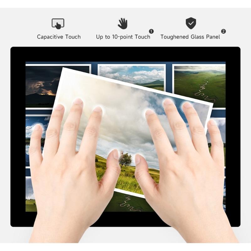 8inches Glass Panel IPS Screen 10 Point Touches LCD Screen 768*1024, Toughened Glass Capacitive Screen