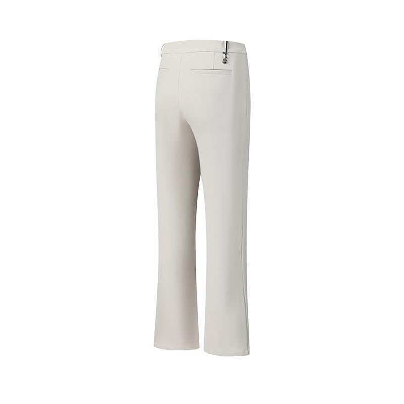 Fila Golf Series Simple Solid Color Comfortable Versatile Woven Casual Pants Women Bottoms Cloud-Gray A11W615806FGY