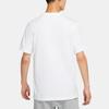 Nike T Shirts Men's White Crew Neck Moderate Straight Fit CW0482-100