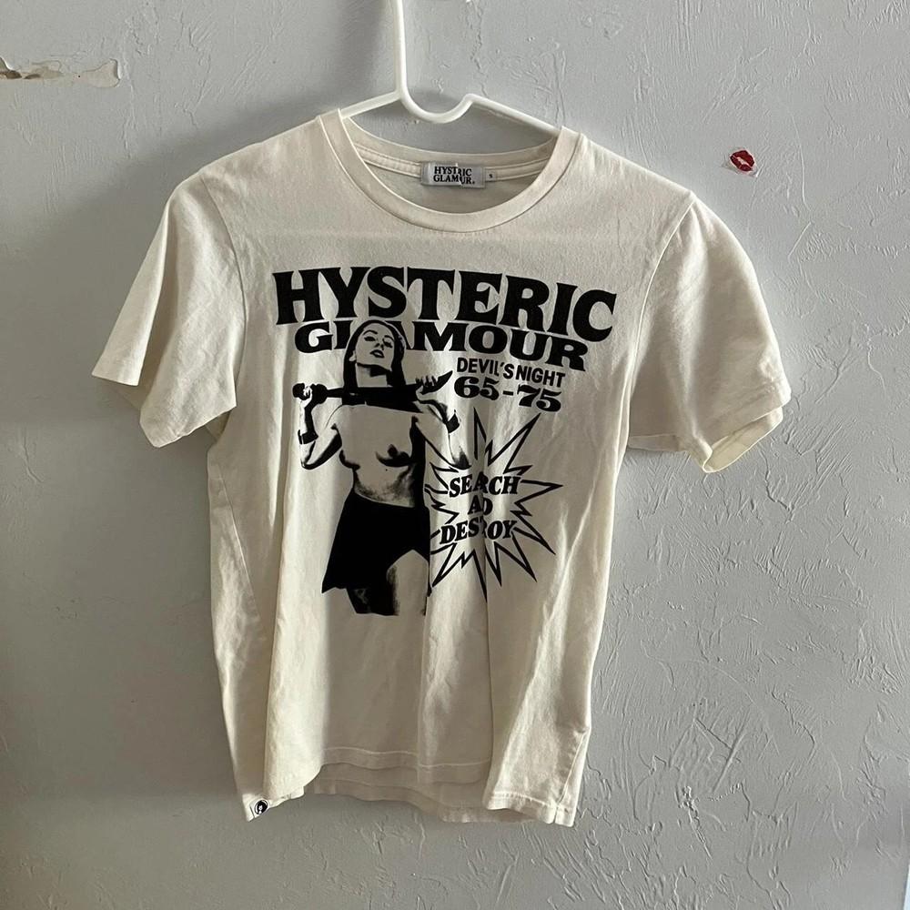 Hysteric Glamour “search and destroy” Devil Night T shirt Classic Style Unisex T-Shirt
